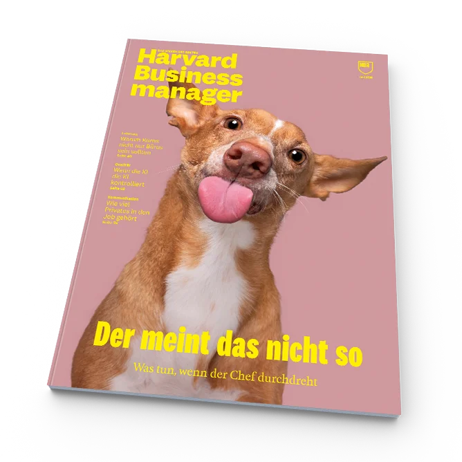 Aktuelle Ausgabe des Harvard Business manager