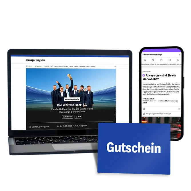 manager+ als Geschenkgutschein verschenken