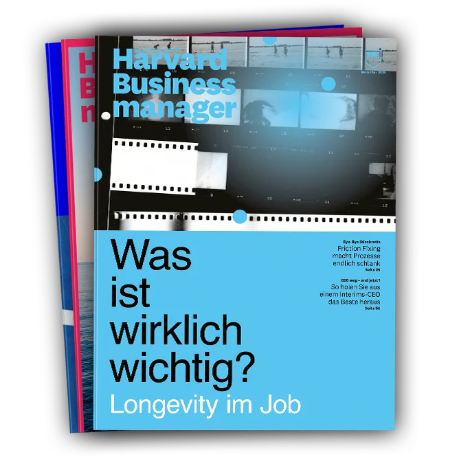 Aktuelle Ausgaben des Harvard Business manager