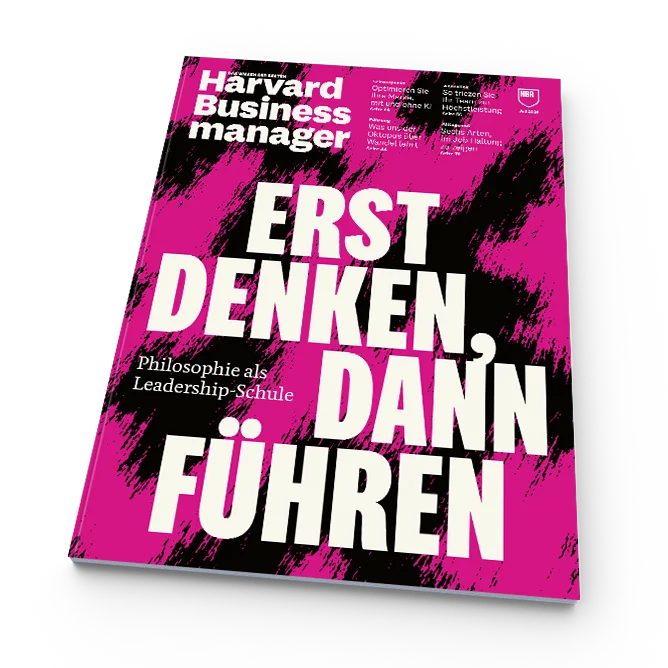 Aktuelle Ausgabe des Harvard Business manager