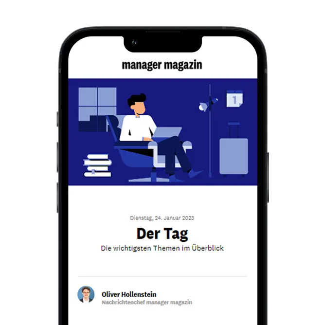 Im Newsletter "Der Tag" erhalten Sie die wichtigsten Wirtschaftsnews des Tages. 