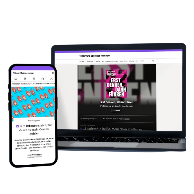 Alle Vorteile von Harvard Business manager+