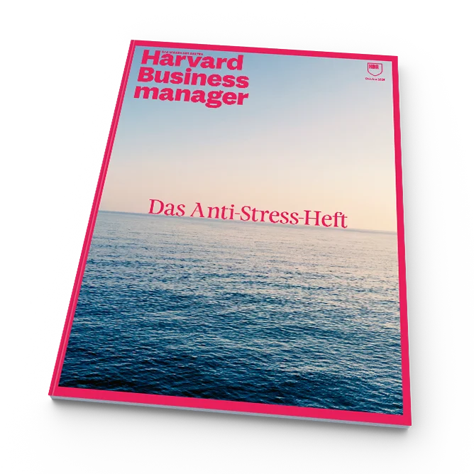 Aktuelle Ausgabe des Harvard Business manager