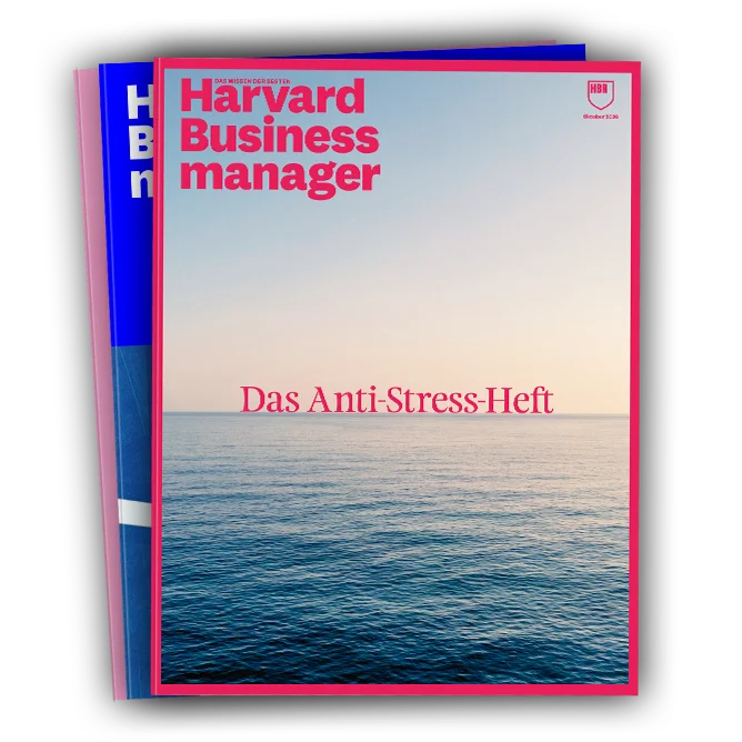 Aktuelle Ausgaben des Harvard Business manager