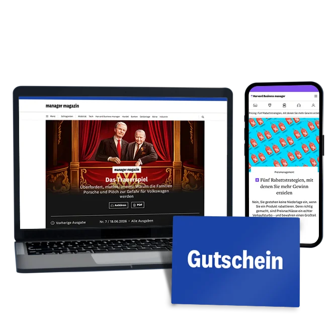 manager+ als Geschenkgutschein verschenken