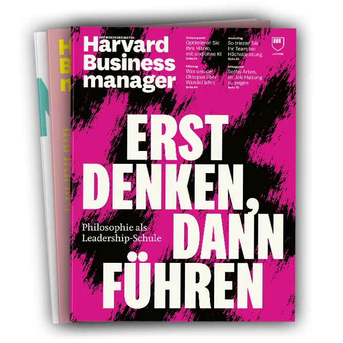 Aktuelle Ausgaben des Harvard Business manager